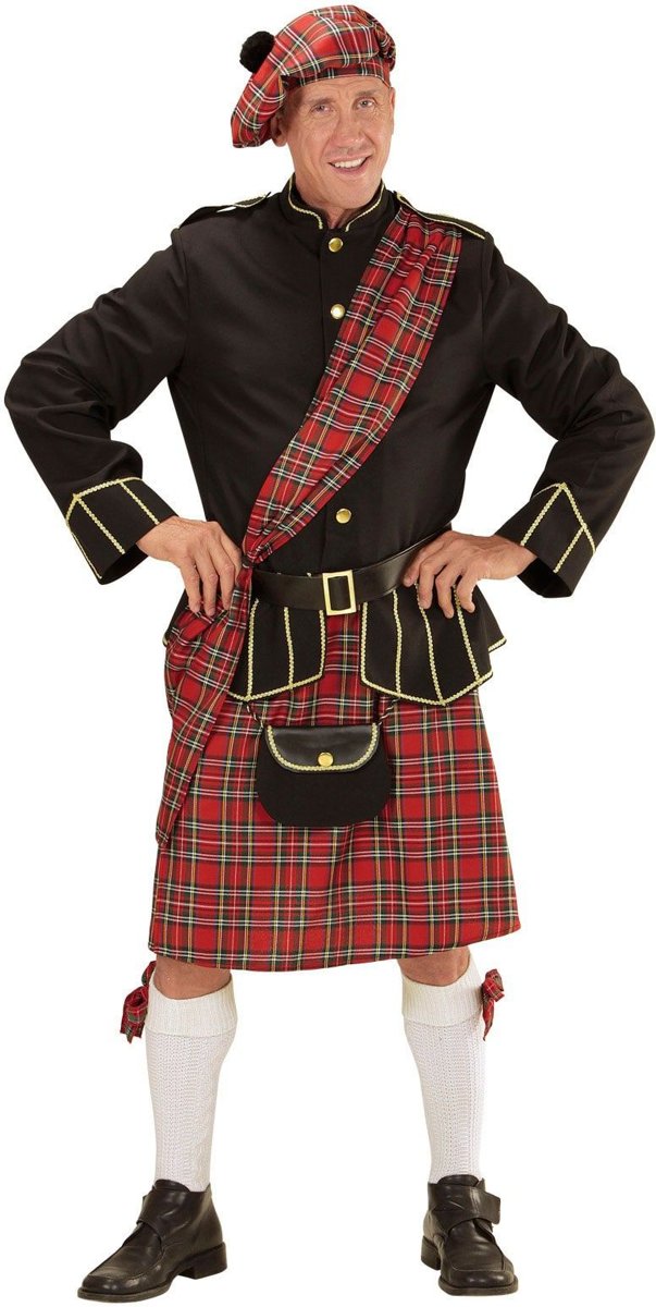 Landen Thema Kostuum | Tartan Fella Schotse | Man | Medium | Carnaval kostuum | Verkleedkleding